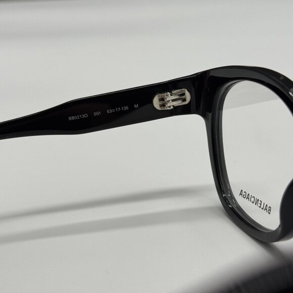 NEW BALENCIAGA BB0213O 001 CAT EYE BLACK WOMEN EYEGLASSES BALENCIAGA - Picture 6 of 8